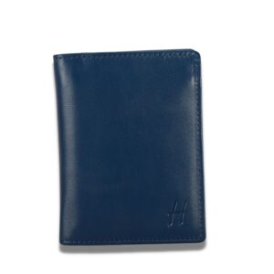 mens leather wallet (blue) halsey
