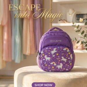 kid purple backpack